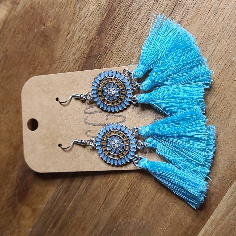 Aqua Earrings